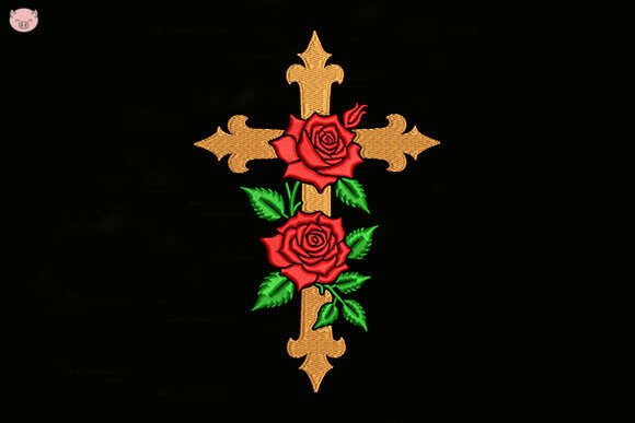 Cross and Rose Embroidery: A Designer’s Review