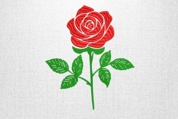 Detailed Red Rose Embroidery Design Review for Etsy Sellers