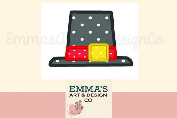 Pilgrims Hat Machine Embroidery: A Touch of Tradition for Personalized Gifts