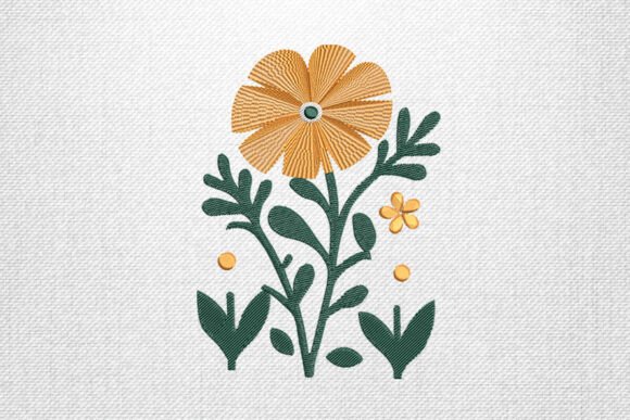 Yellow Flower Embroidery Design Review for Real Embroidery Projects